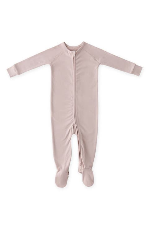 Fitted Organic Cotton One-Piece Footie Pajamas