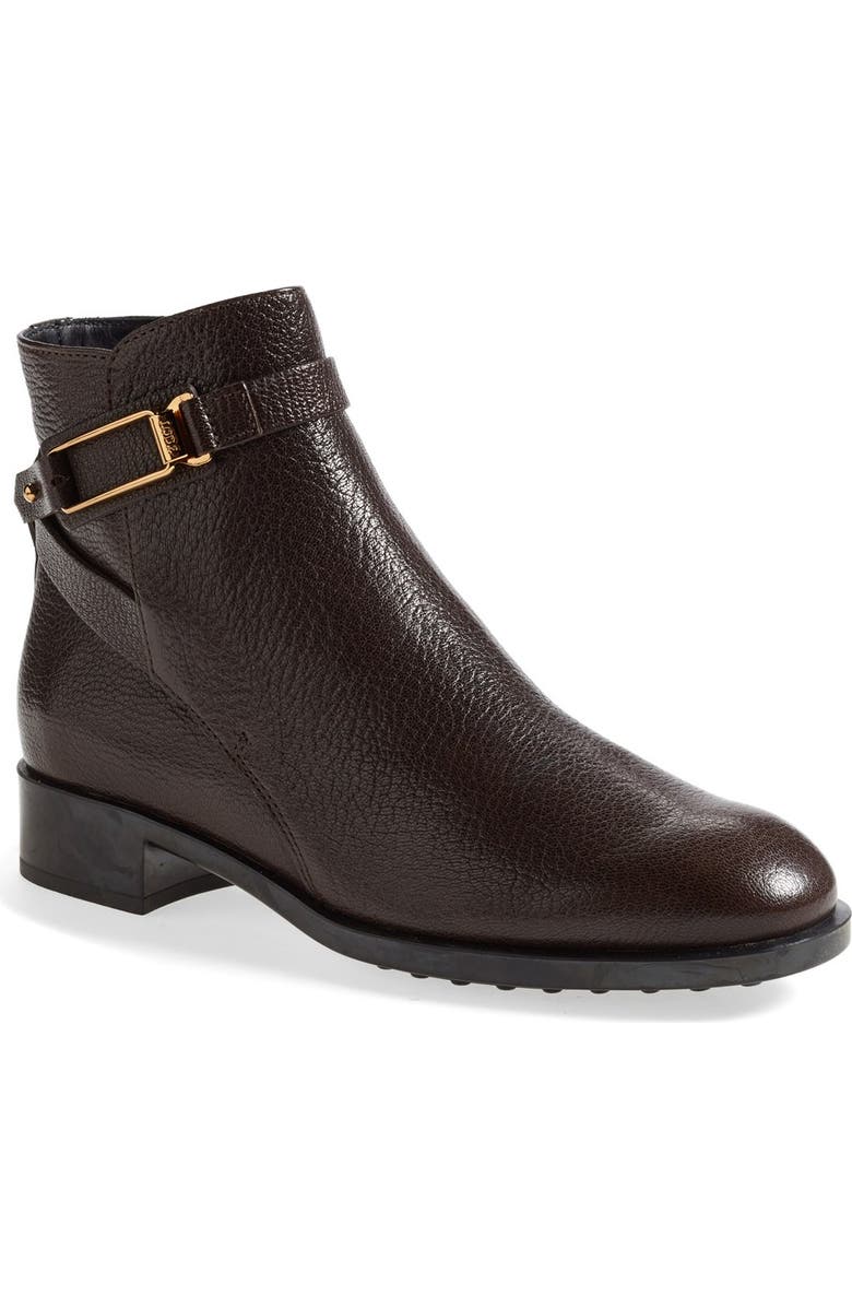 Tod's Ankle Wrap Bootie, Main, color,