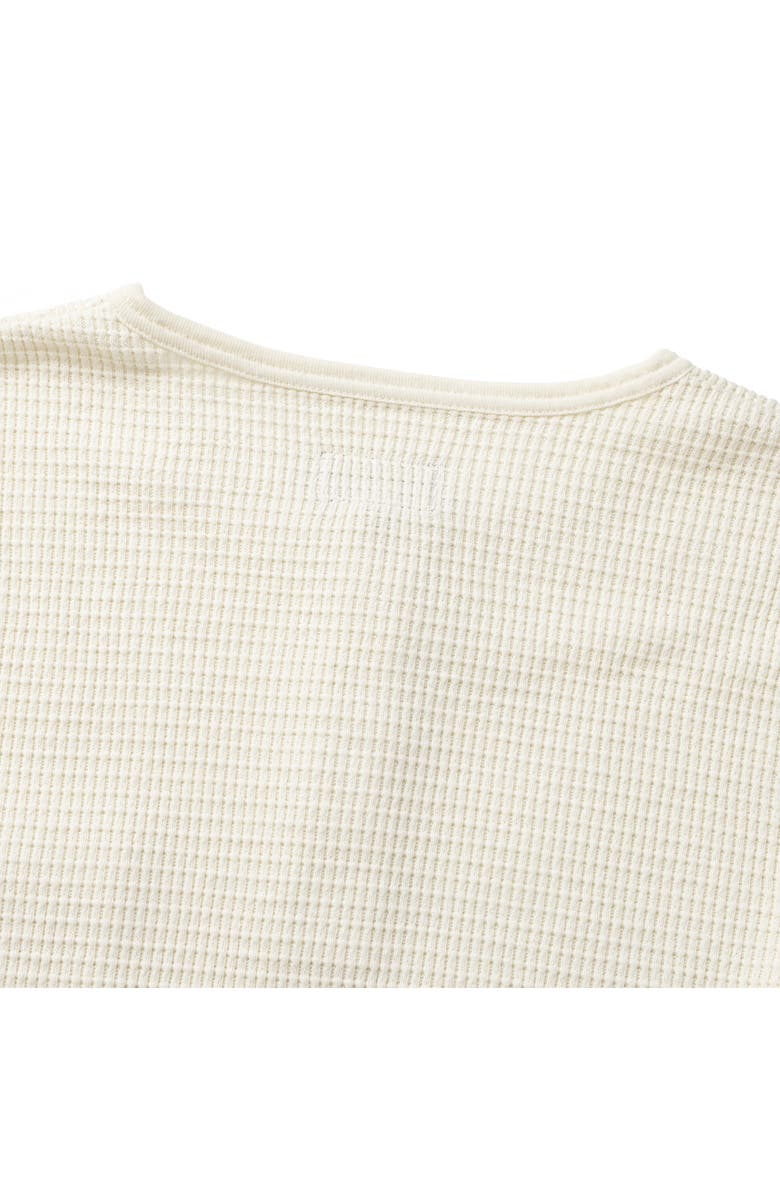 Seager Co Sawpit Long Sleeve Cotton Thermal Henley, Alternate, color, Vintage White