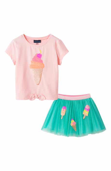 Kids' Sequin Tee & Tulle Skirt