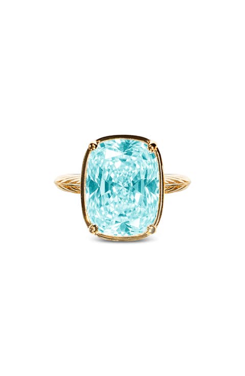 Elongated Cushion Statement Ring