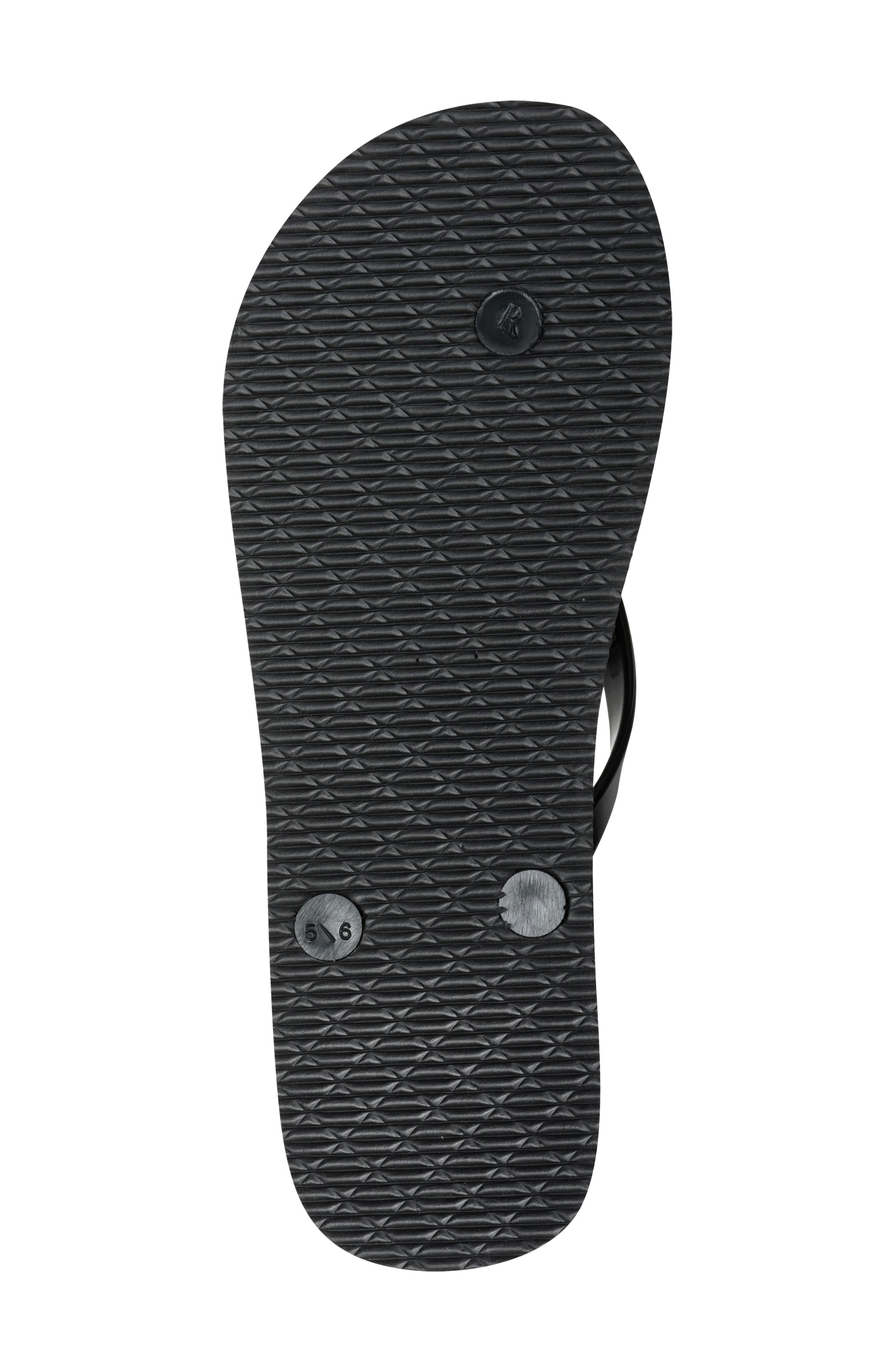 Zeni Flip Flop, Alternate, color, BLACK