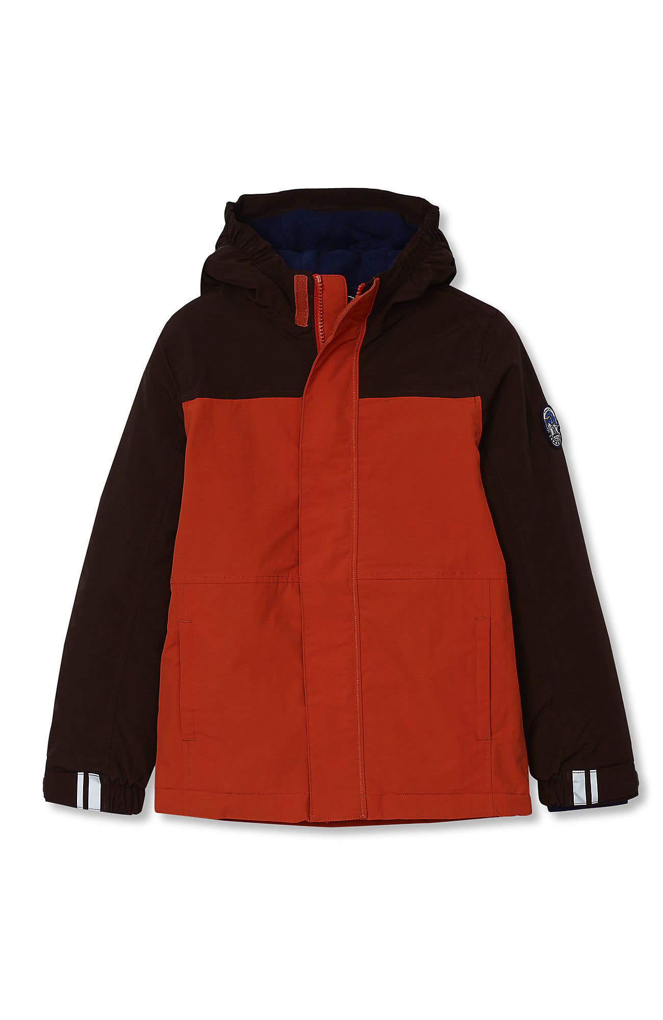 Coffee Bean/Orange/Navy