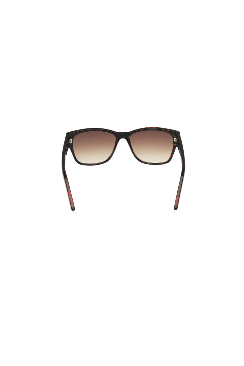 Cat Eye Acetate Sunglasses, Alternate, color, Dark Havana / Brown Mirror