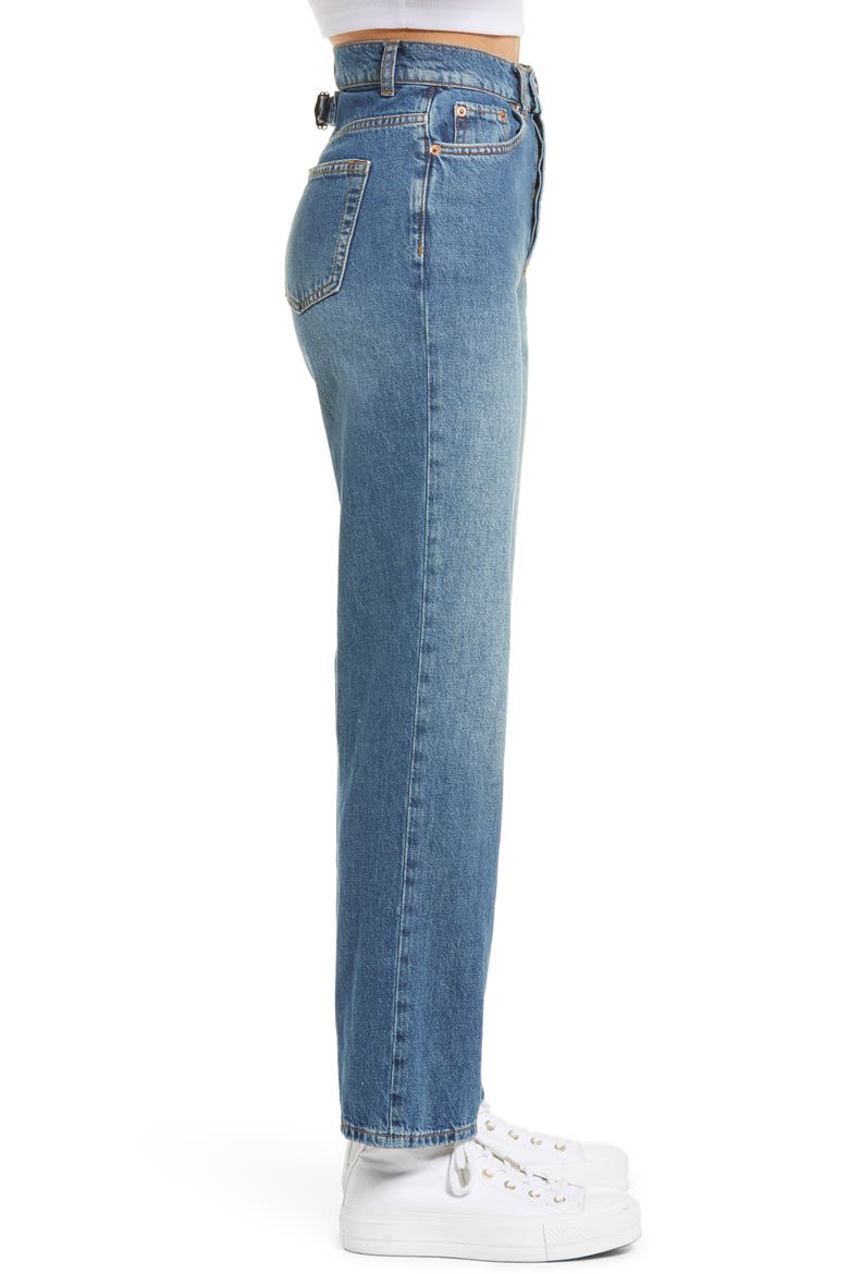 Buckle Carpenter Jeans, Alternate, color, MID BLUE