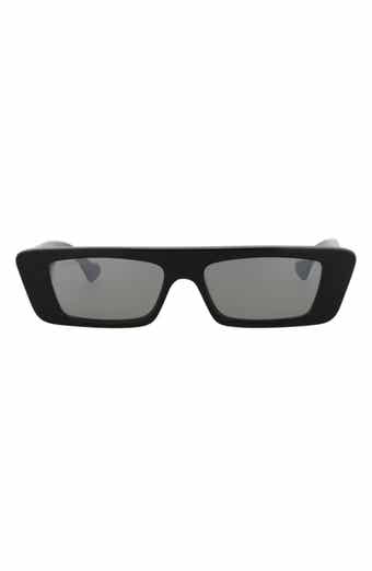 Gucci 54mm Rectangular Sunglasses