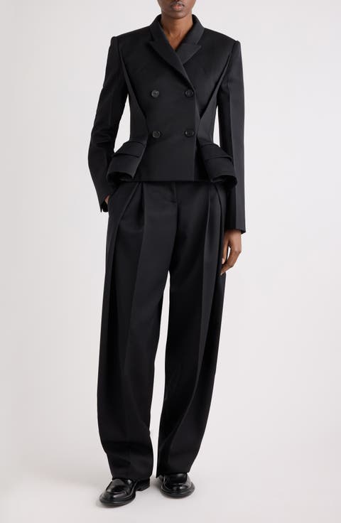 Pinched Peplum Jacket