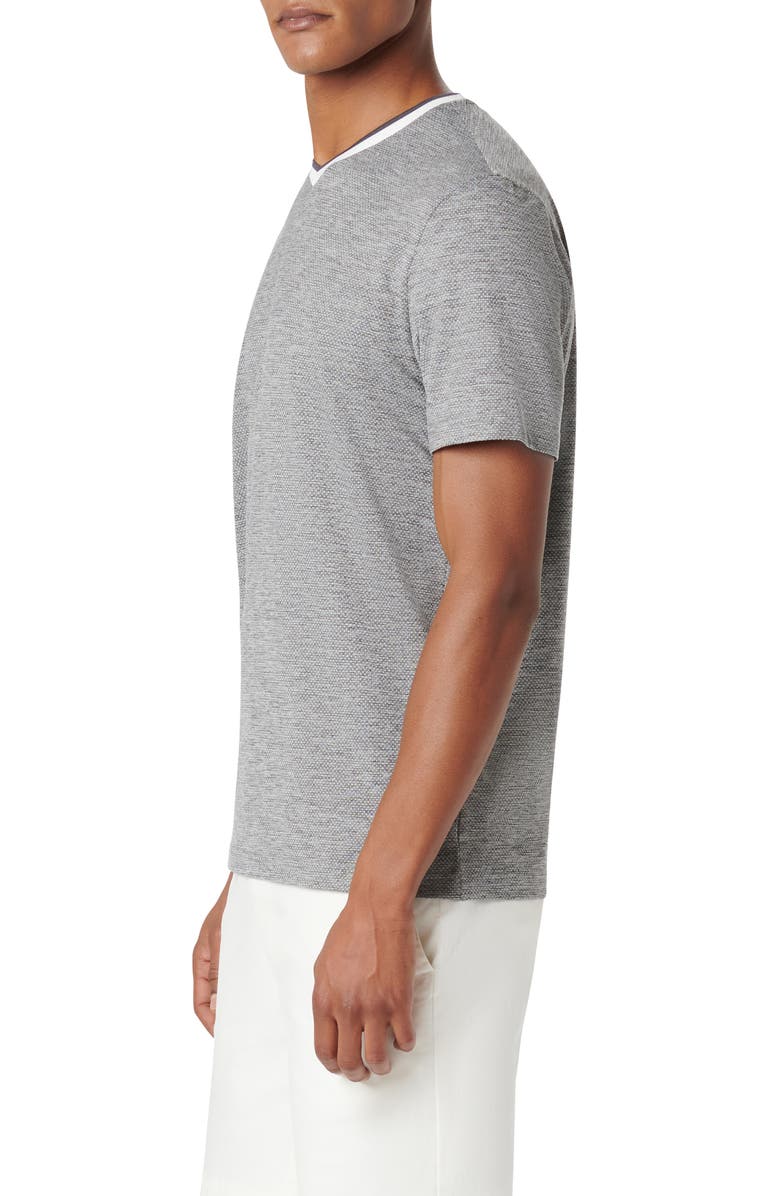 Bugatchi V-Neck Performance T-Shirt, Alternate, color, 