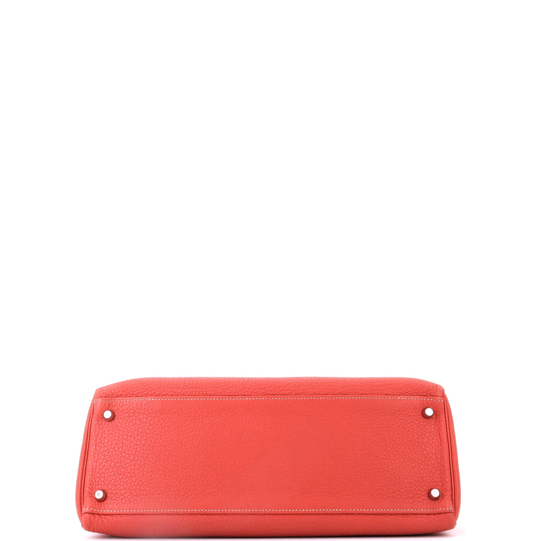 Kelly Amazone Handbag Orange Togo with Palladium Hardware 35, Alternate, color, Red