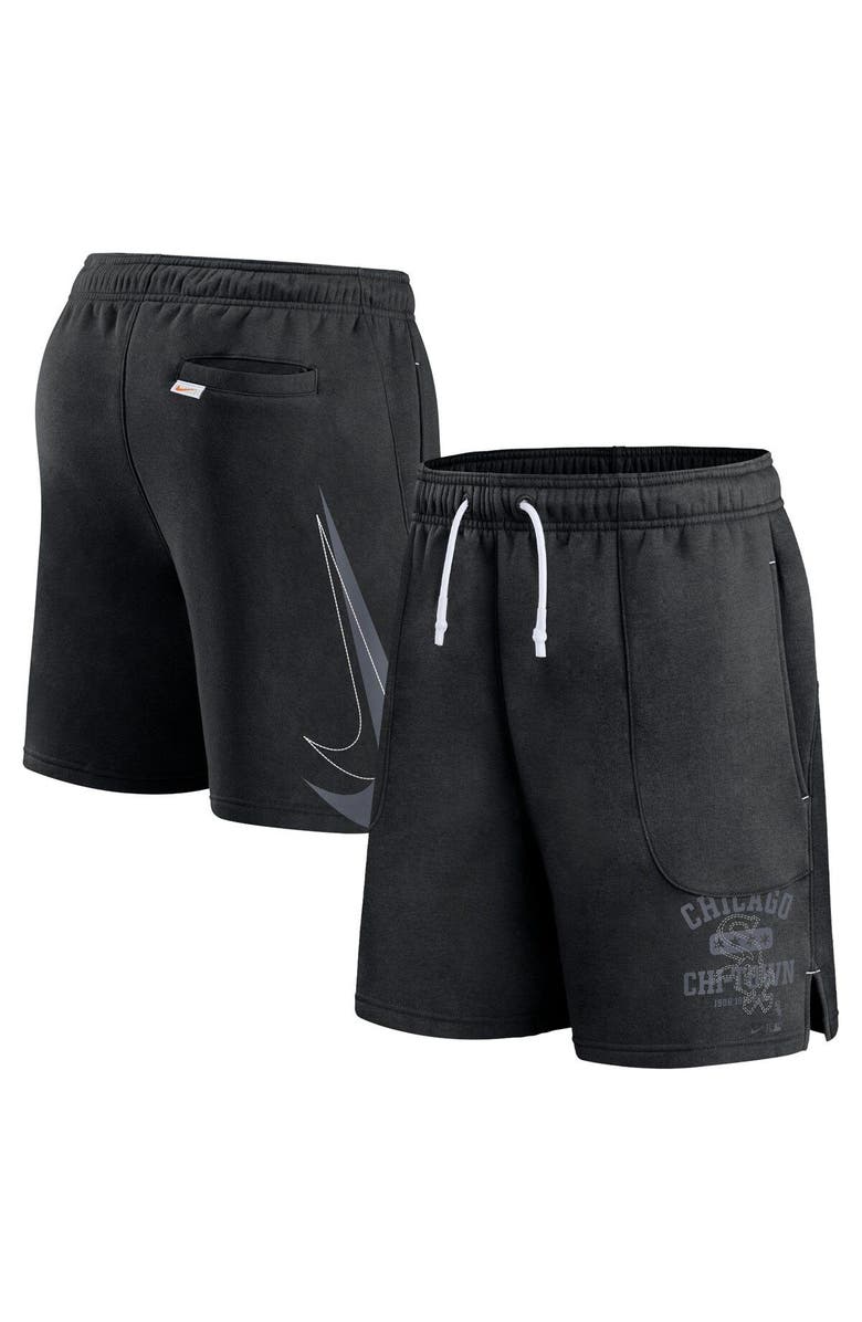 Nike Men's Nike Black Chicago White Sox Statement Ball Game Shorts, Main, color, Black