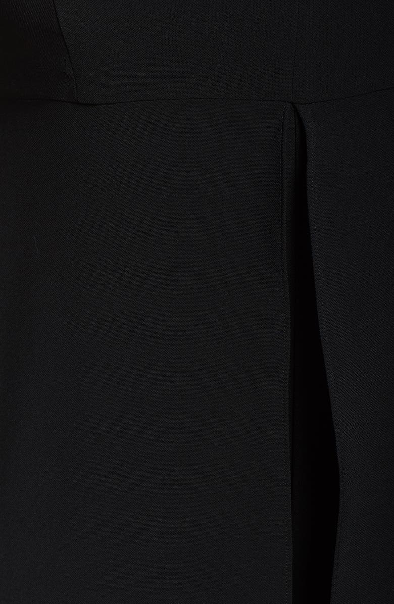 Adrianna Papell V-Neck Chiffon Overlay Jumpsuit, Alternate, color,