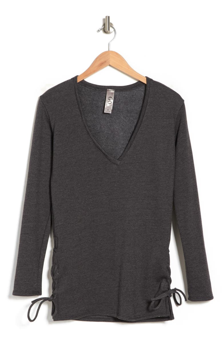 GO COUTURE Double Laced Tie Dye T-Shirt, Alternate, color, 