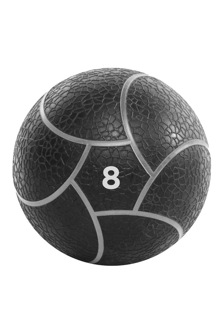 Weighted Medicine Ball for Core Training, Alternate, color, Black