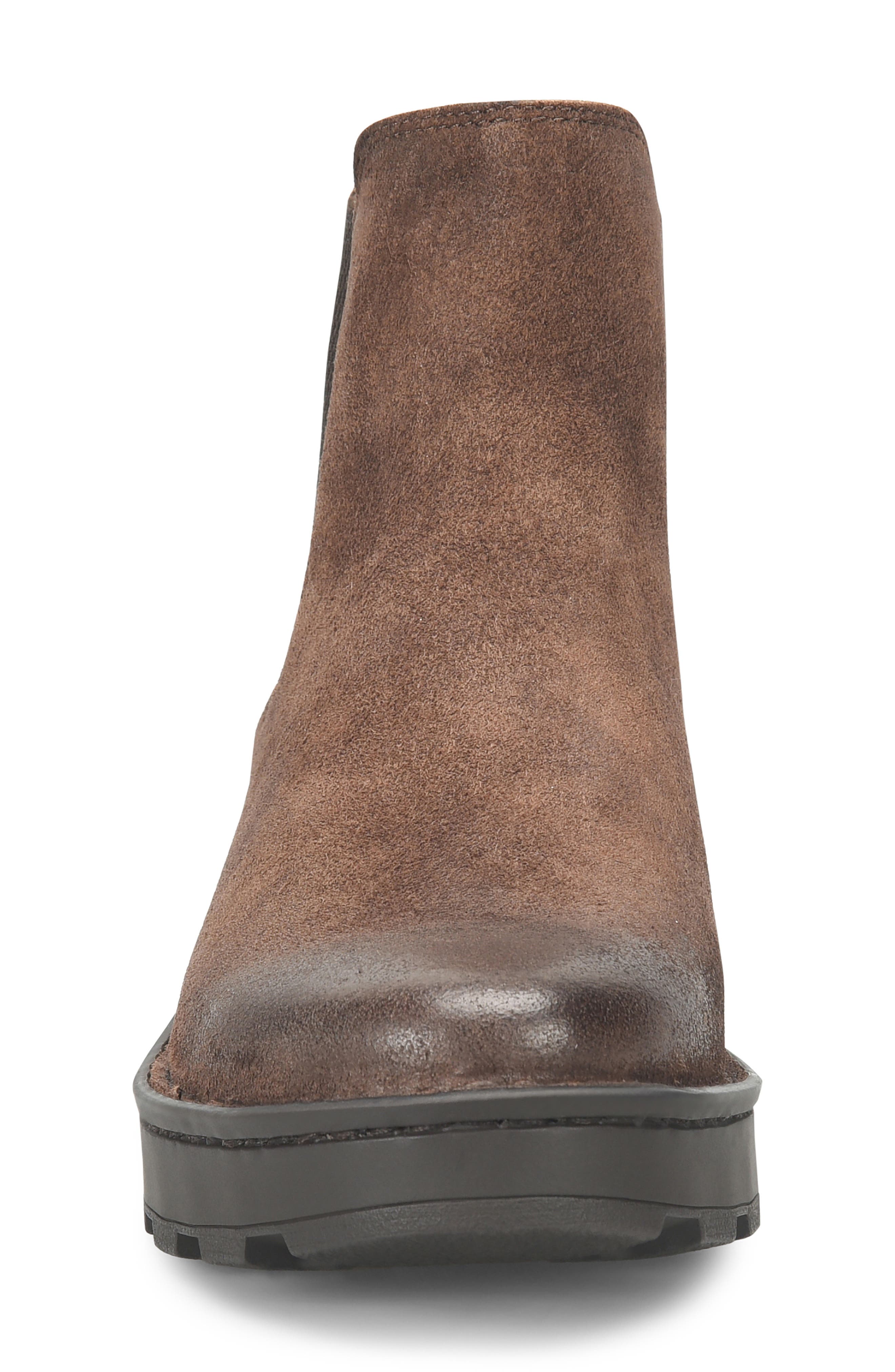 Verona Chelsea Boot, Alternate, color, DARK BROWN DISTRESSED LEATHER