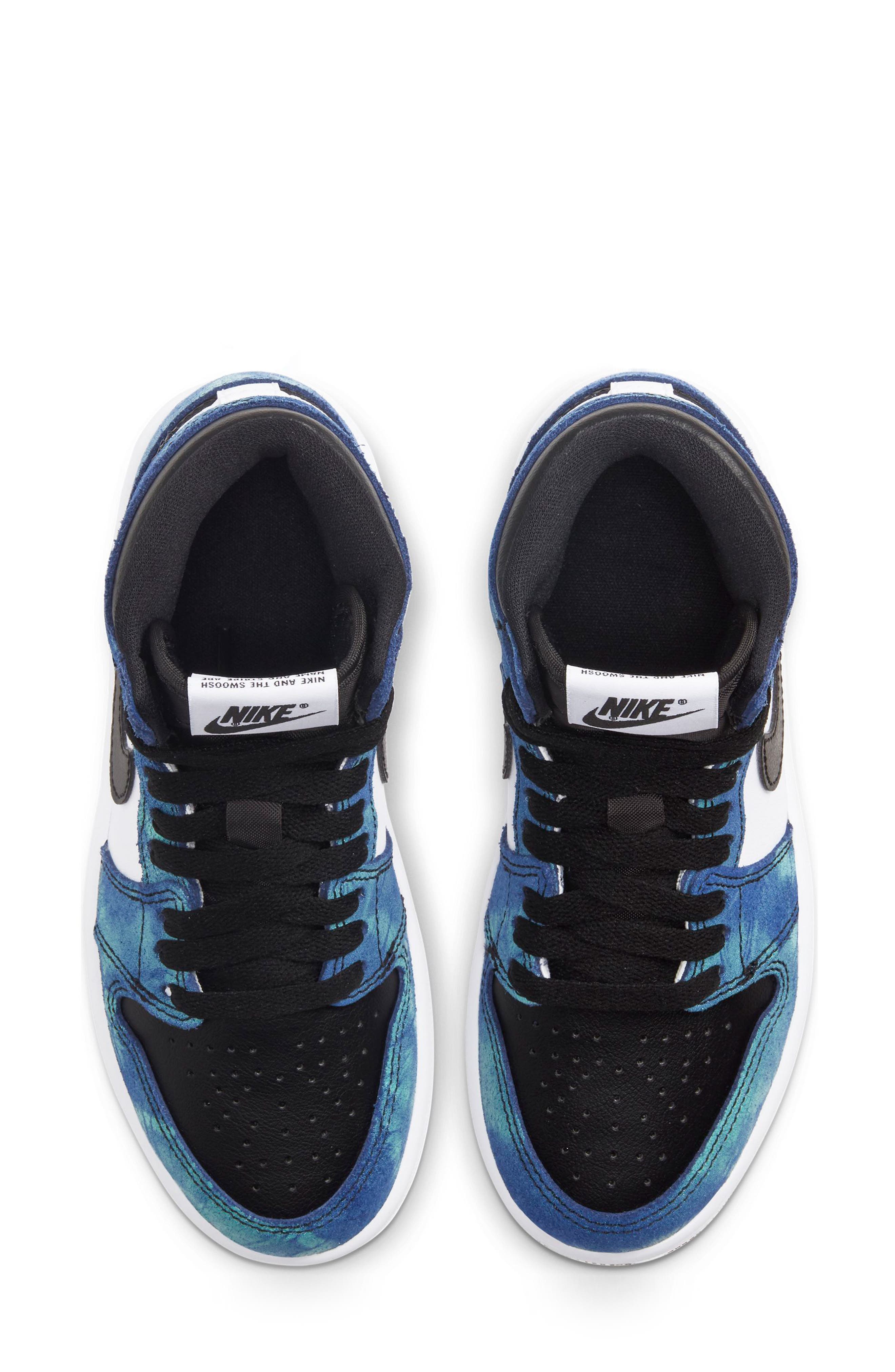 Jordan 1 Tie Dye High OG Sneaker, Alternate, color, 