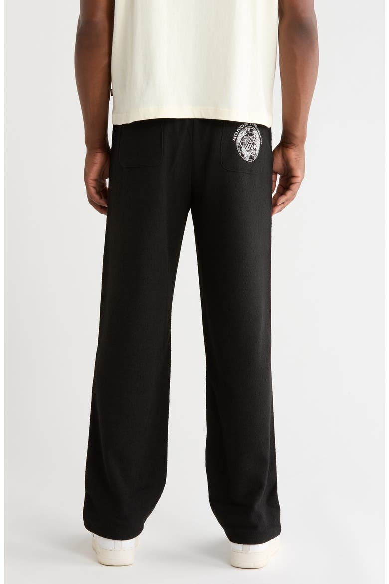 Nep Yarn Pants, Alternate, color, BLACK
