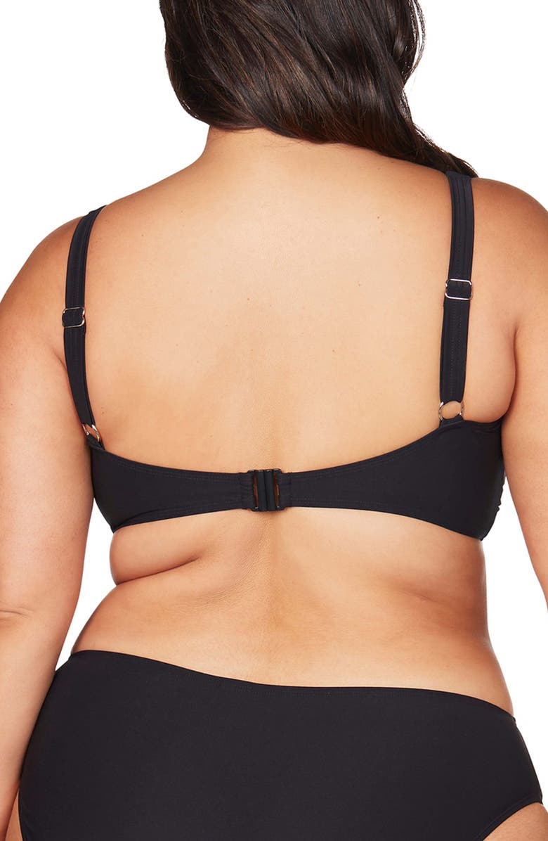 Artesands Hues Delacroix Cross Front D-Cup & Up Bikini Top, Alternate, color, 