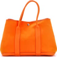 Pre-Owned Hermes Garden Party Tote Toile and Leather 36