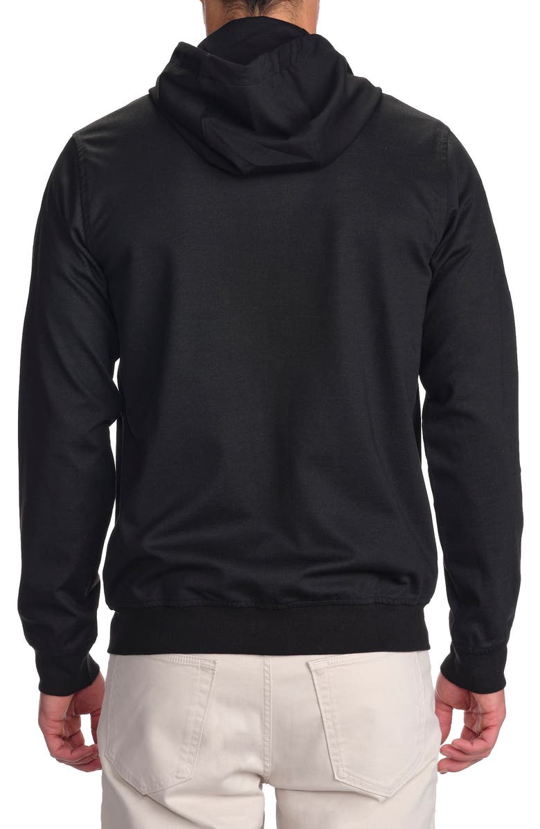 STUDIO GARNET LOS ANGELES Cotton Full Zip Hoodie, Alternate, color,