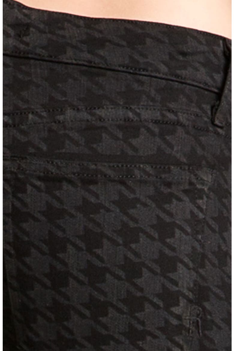 'Legacy' Print Skinny Jeans, Alternate, color, BLACK HOUNDSTOOTH