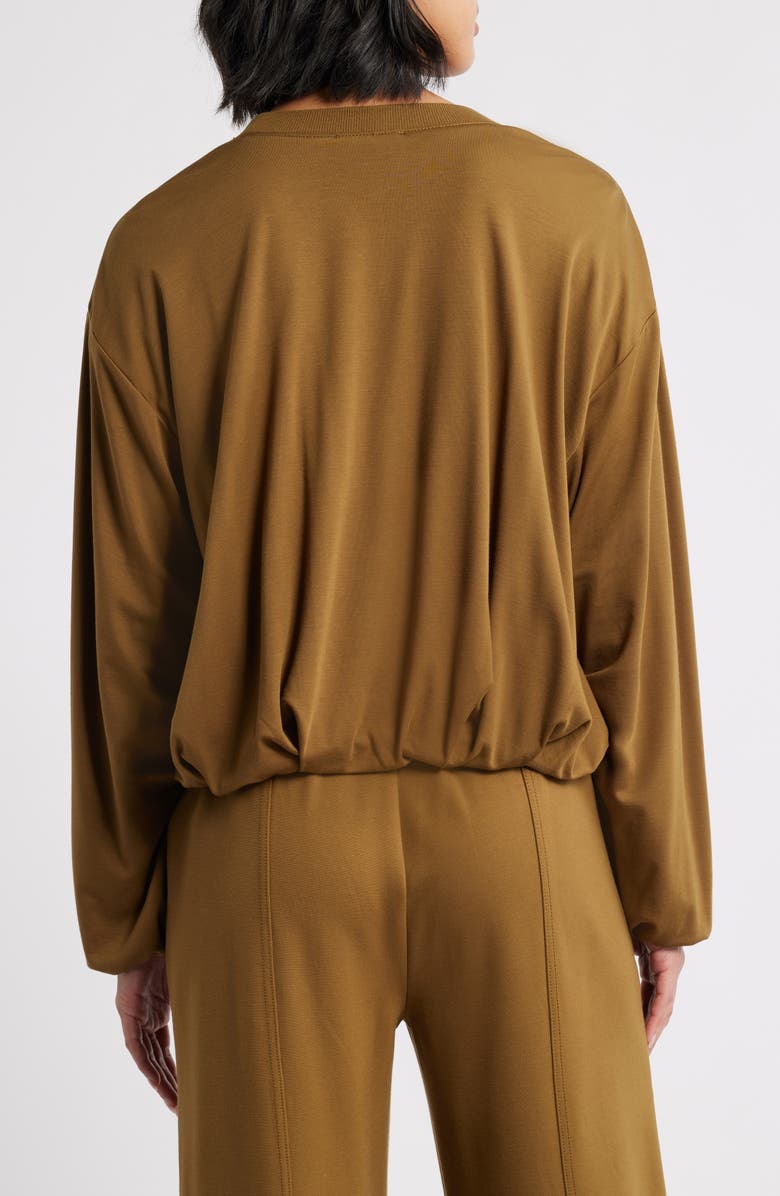 Wit & Wisdom Blouson Knit Top, Alternate, color, Golden Olive