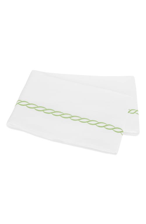 Matouk Classic Chain Cotton Percale Flat Sheet