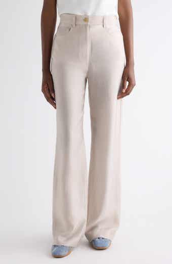 Casual Check Cupro Trousers