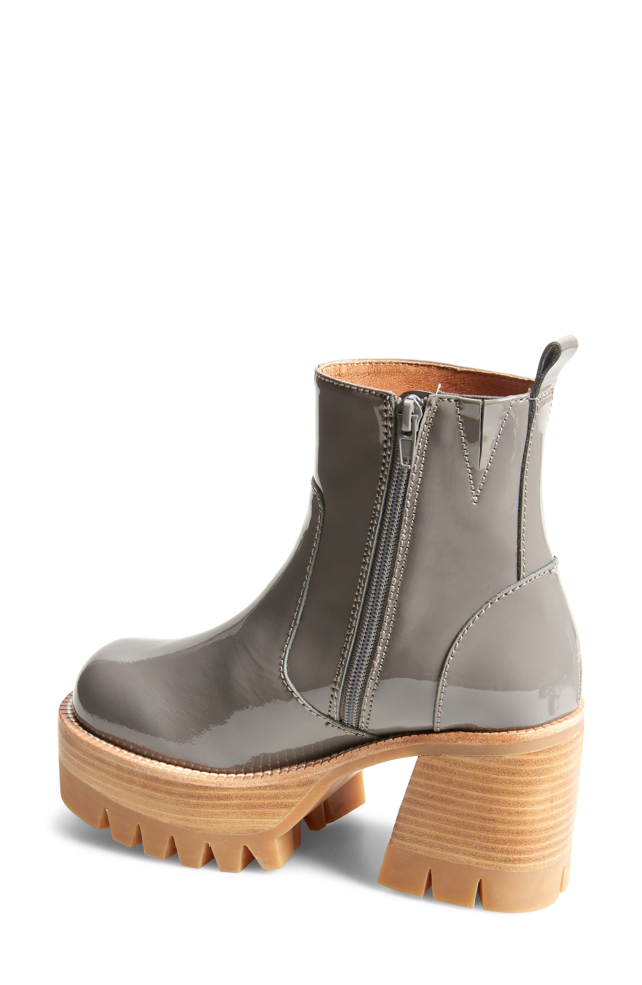 Quavo Platform Bootie, Alternate, color, GREY PATENT