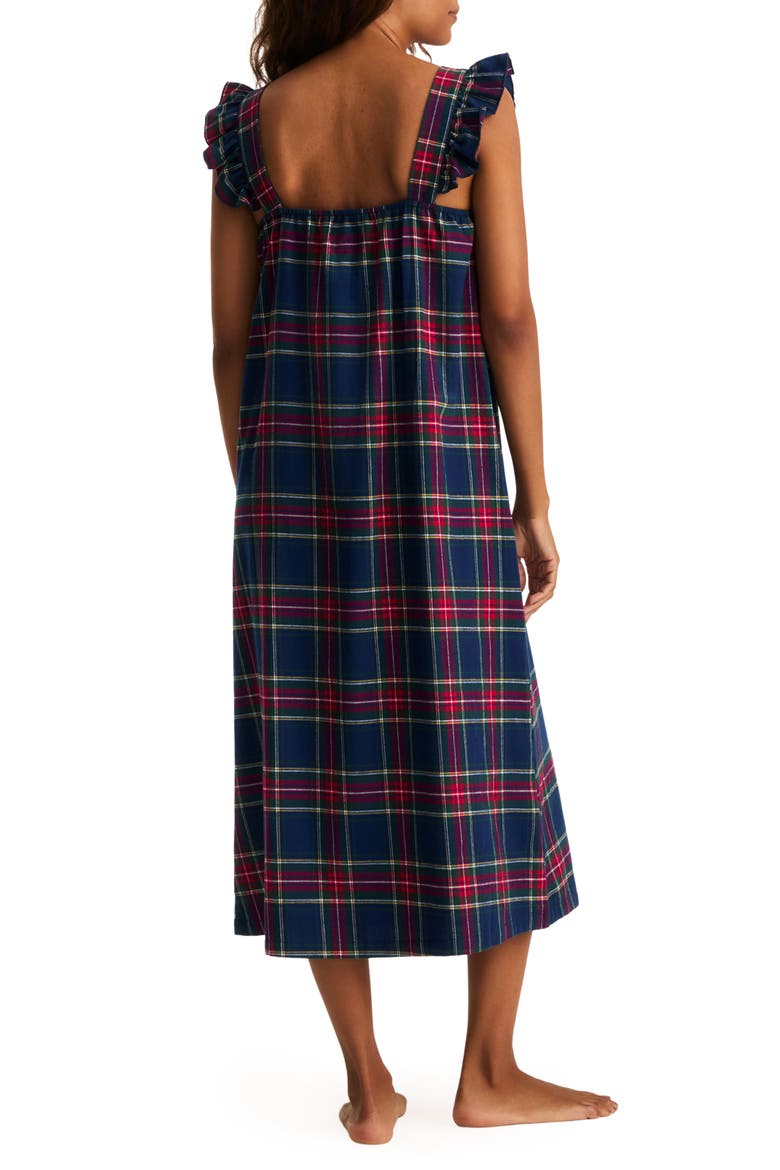 Clara Twill Nightgown, Alternate, color, NAVY