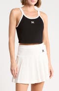 Palm Angels Logo Embroidered Tank Top