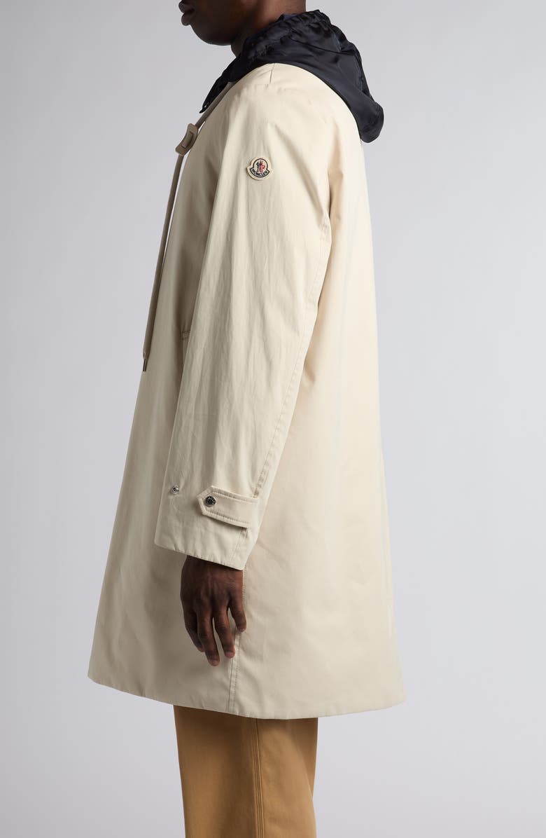 Moncler Kervoyal Hooded Jacket, Alternate, color, Soft Beige