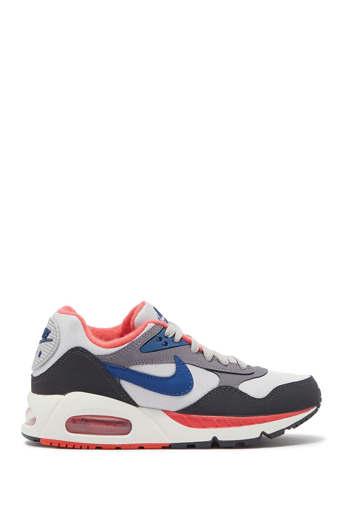 'Air Max Sunrise' Sneaker, Alternate, color, NEUTRAL GREY/ DARK ROYAL