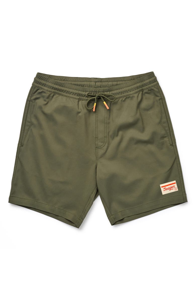 Seager Co Yuma Shorts, Main, color, Olive