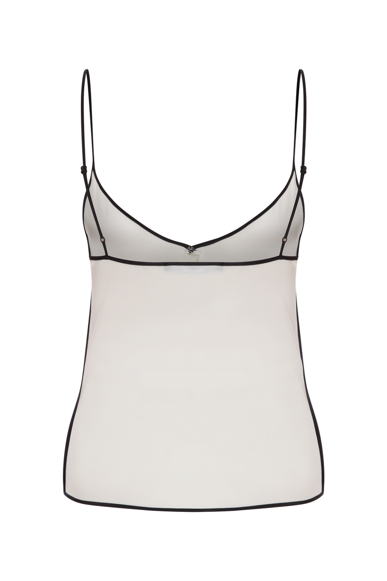 Silk Bridal Camisole Short Set, Alternate, color, White