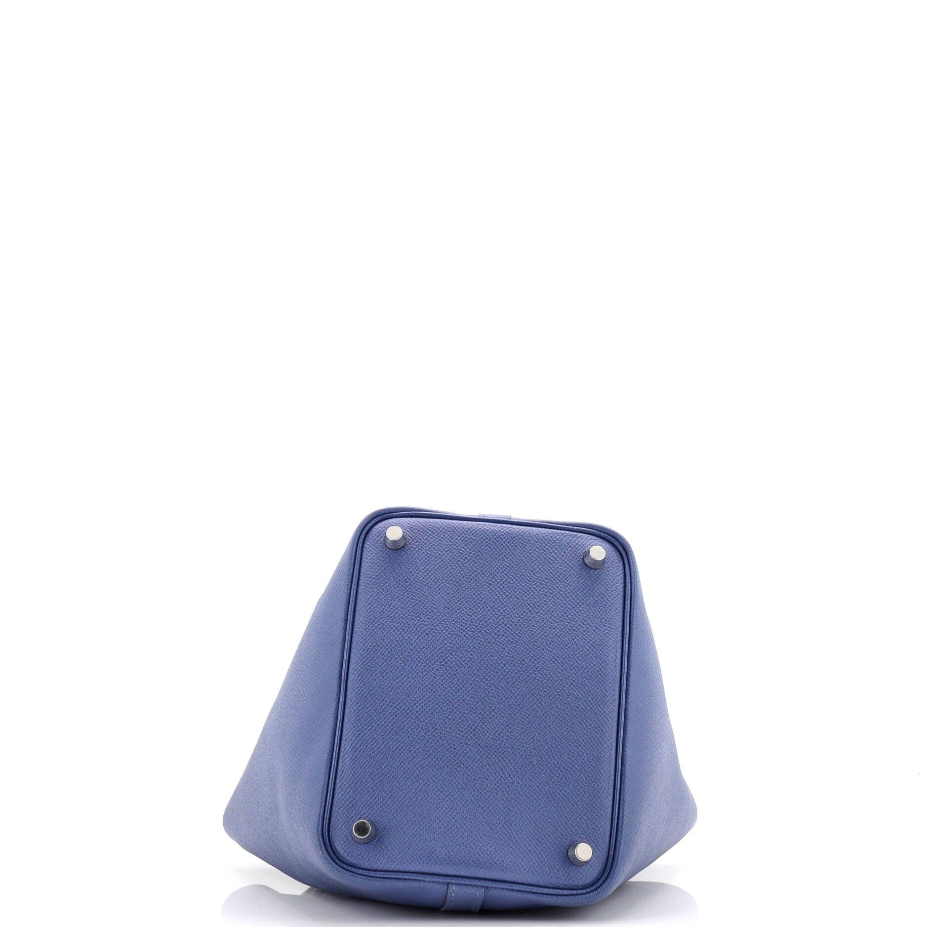Picotin Lock Bag Tressage Epsom PM, Alternate, color, Blue