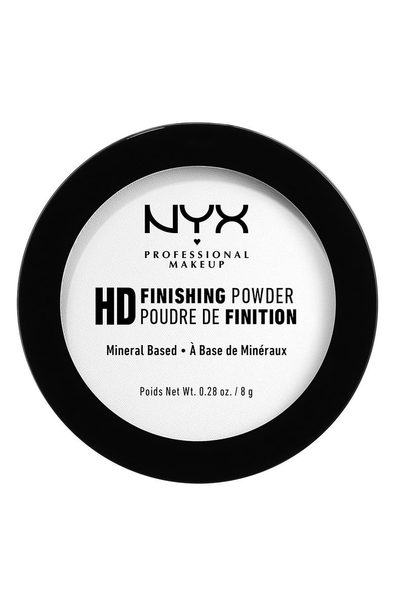 NYX PROFESSIONAL MAKEUP HD Finishing Powder Pressed Setting Powder - Translucent, Main, color, 