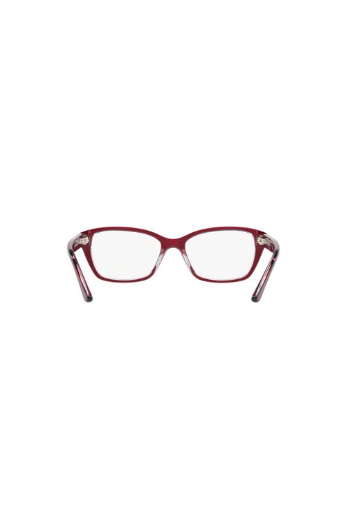 Sferoflex 51mm Butterfly Optical Glasses In Red
