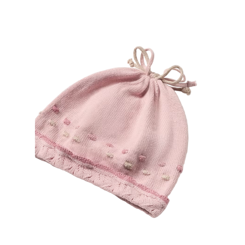 Mayoral Open-work Trouser Set In Pink