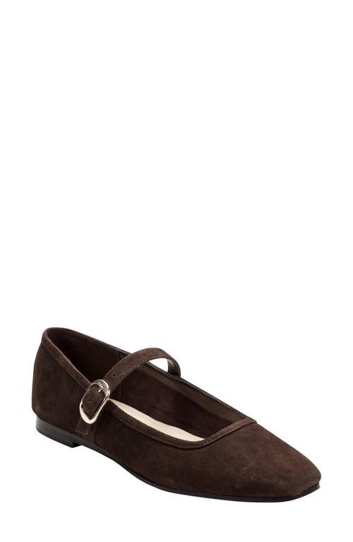 Marc Fisher Ltd Garissa Mary Jane Flat In Brown
