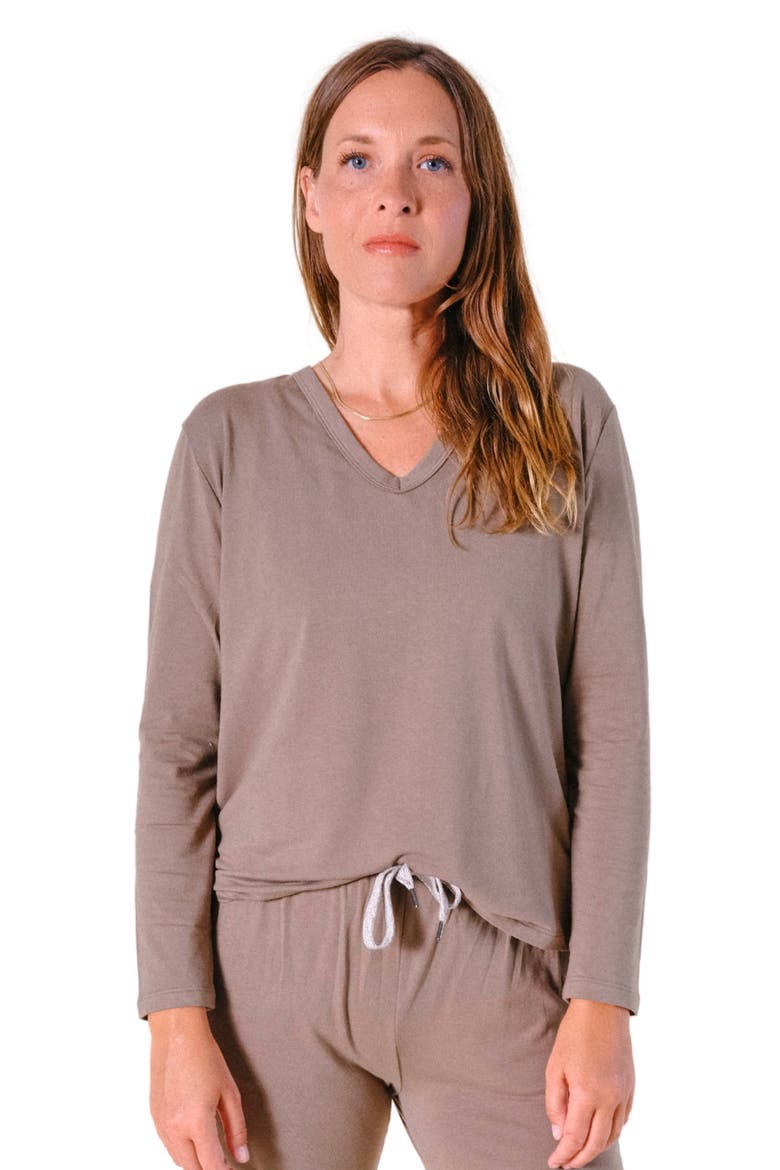 Toni PJ Shirt, Main, color, Olive