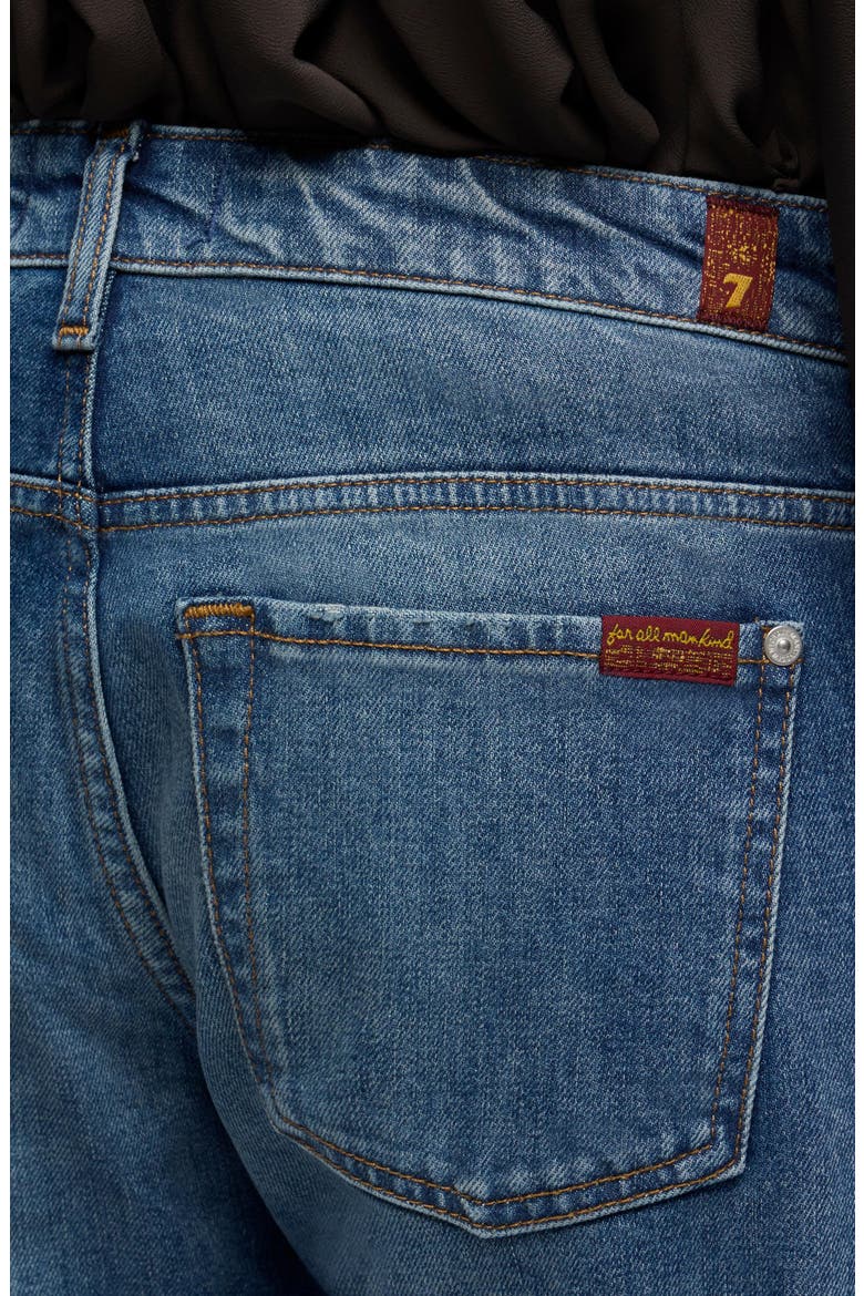 Low Rise Relaxed Straight Leg Jeans, Alternate, color, BLUE CORE