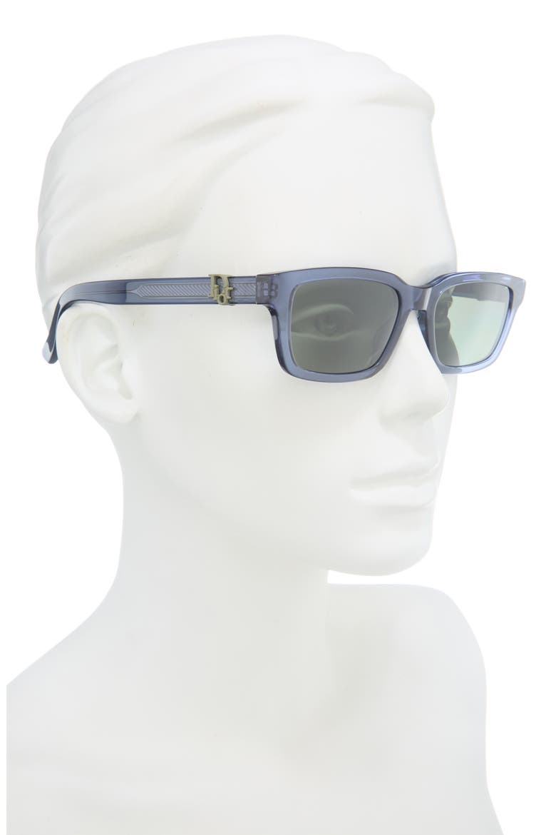 Oblique S5I Rectangular Sunglasses, Alternate, color, BLUE/ OTHER / GREEN