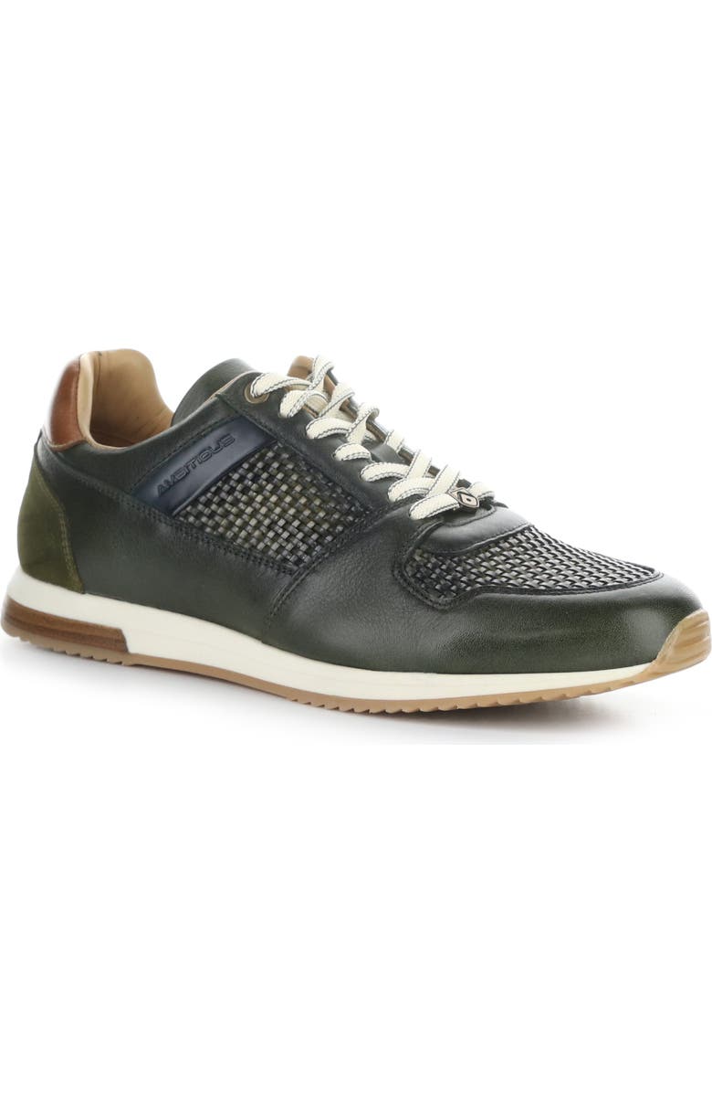 Ambitious 11240 Perforated Sneaker, Main, color, Khaki Leather