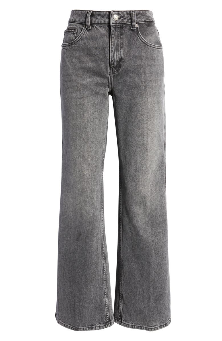 Topshop Wide Leg Jeans, Alternate, color, 