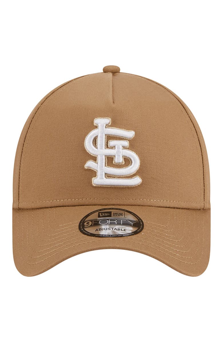 New Era Men's New Era Khaki St. Louis Cardinals A-Frame 9FORTY Adjustable Hat, Alternate, color, Khaki