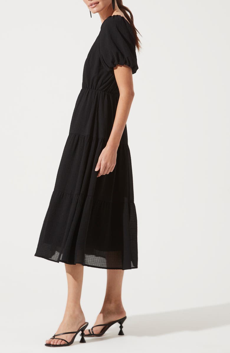 ASTR the Label Tiered Short Sleeve Dress, Alternate, color,