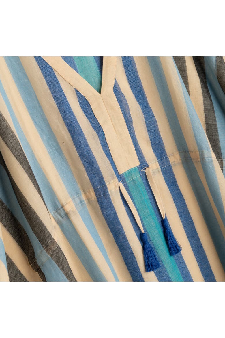 Cabana Stripe Caftan, Alternate, color, Ultramarine