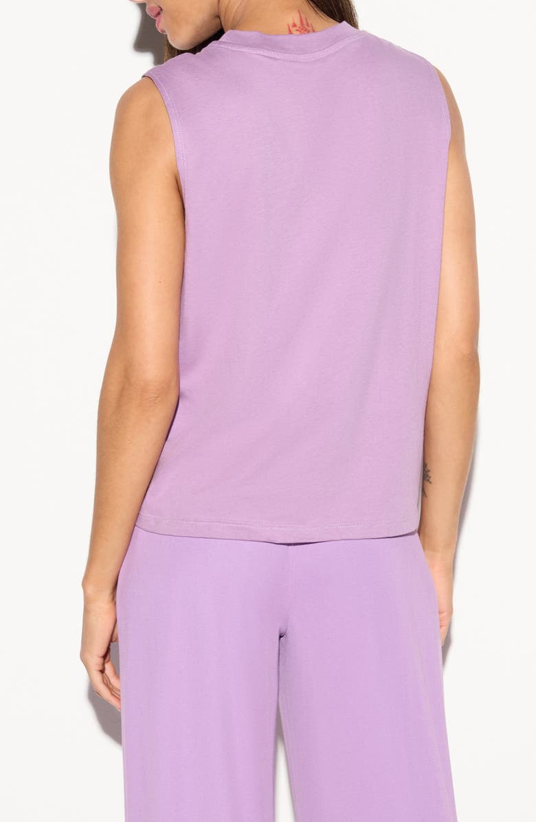 Spiritual Gangster Mandala Lotus Vibe Tank, Alternate, color, Amethyst