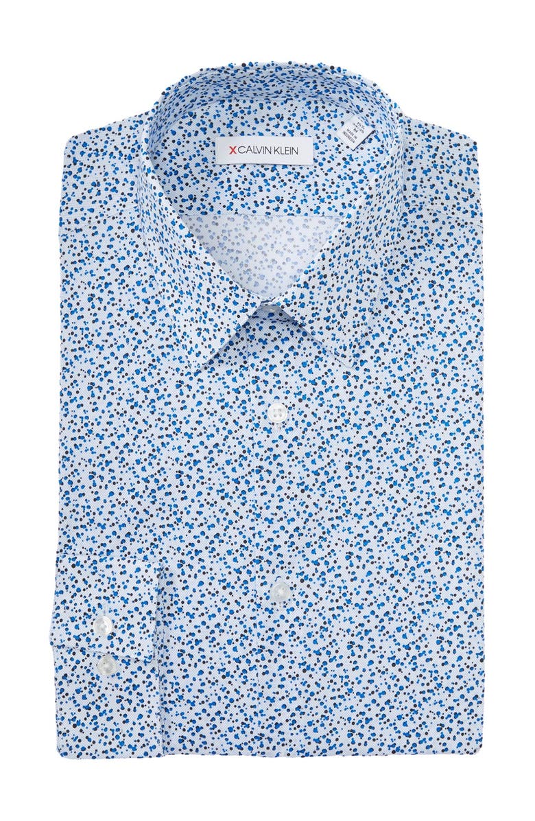 Calvin Klein Slim Fit Dress Shirt, Main, color, 