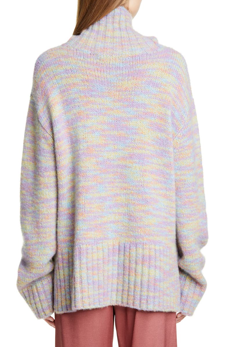 Sies Marjan Yuki Multicolor Wool & Silk Turtleneck Sweater, Alternate, color, 